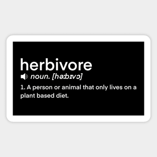 Dictionary Definition word- Herbivore Magnet